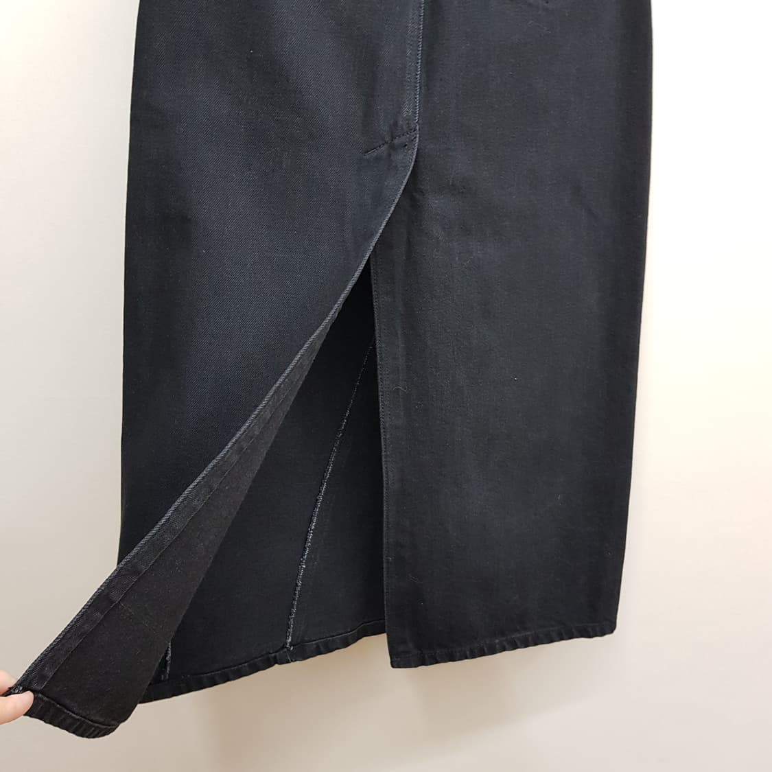 구호플러스 2023 데님 롱 스커트 1사이즈 상품이미지4