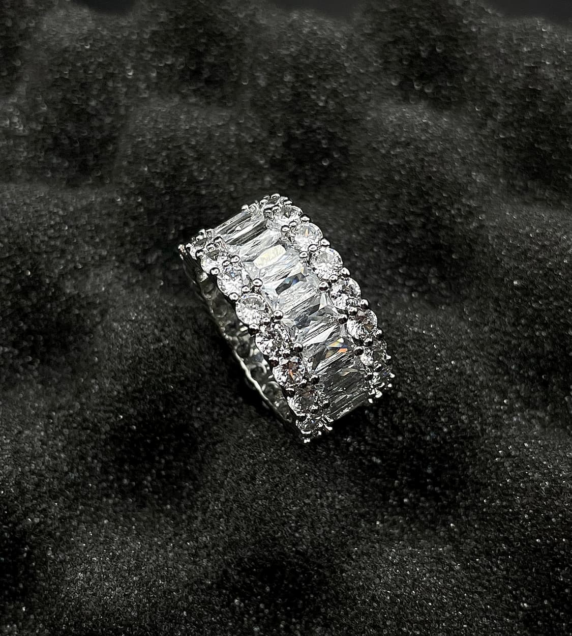 pcr053 Crown white cubic ring 상품이미지4