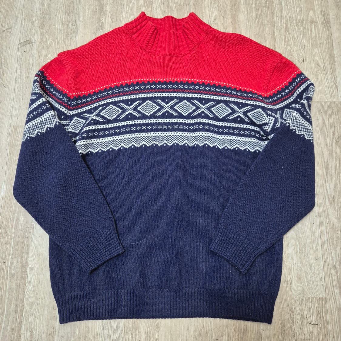 마리어스 아메리칸 패턴 목폴라 니트  상품이미지1