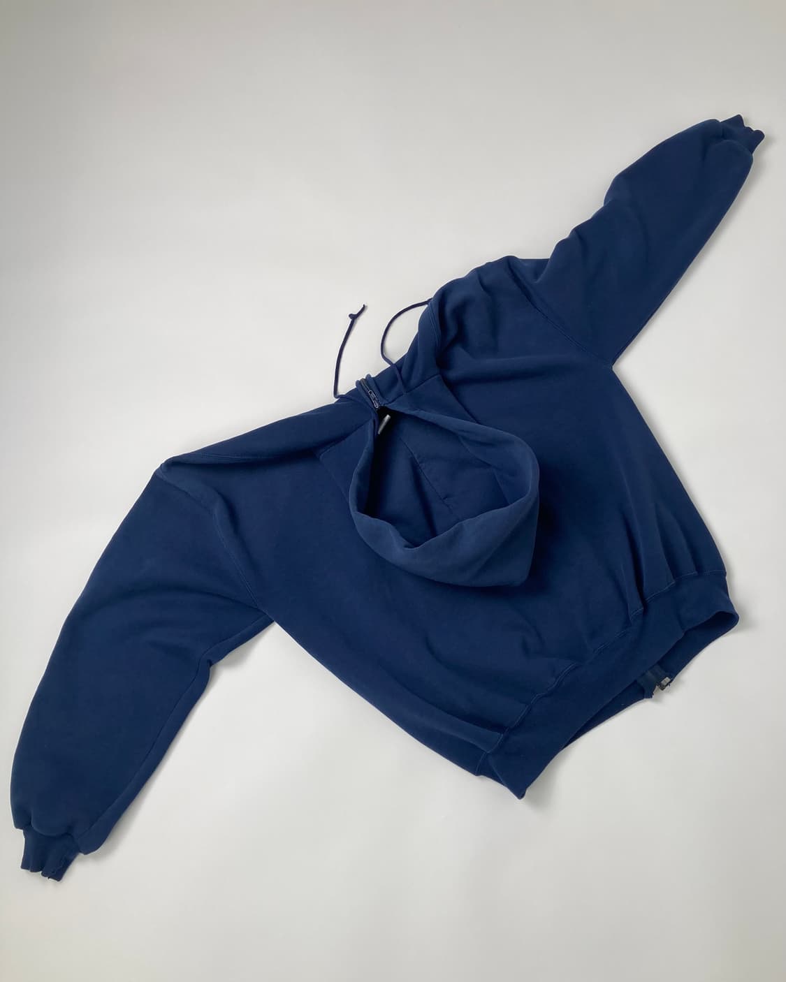 90s Russell Zip Up Hoodie (navy) 상품이미지2