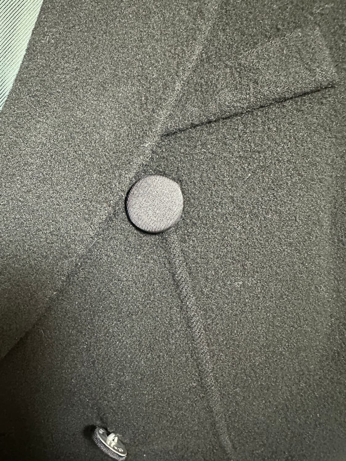 한섬시스템 캐시미어울블랙 더블 버튼 자켓 상품이미지7