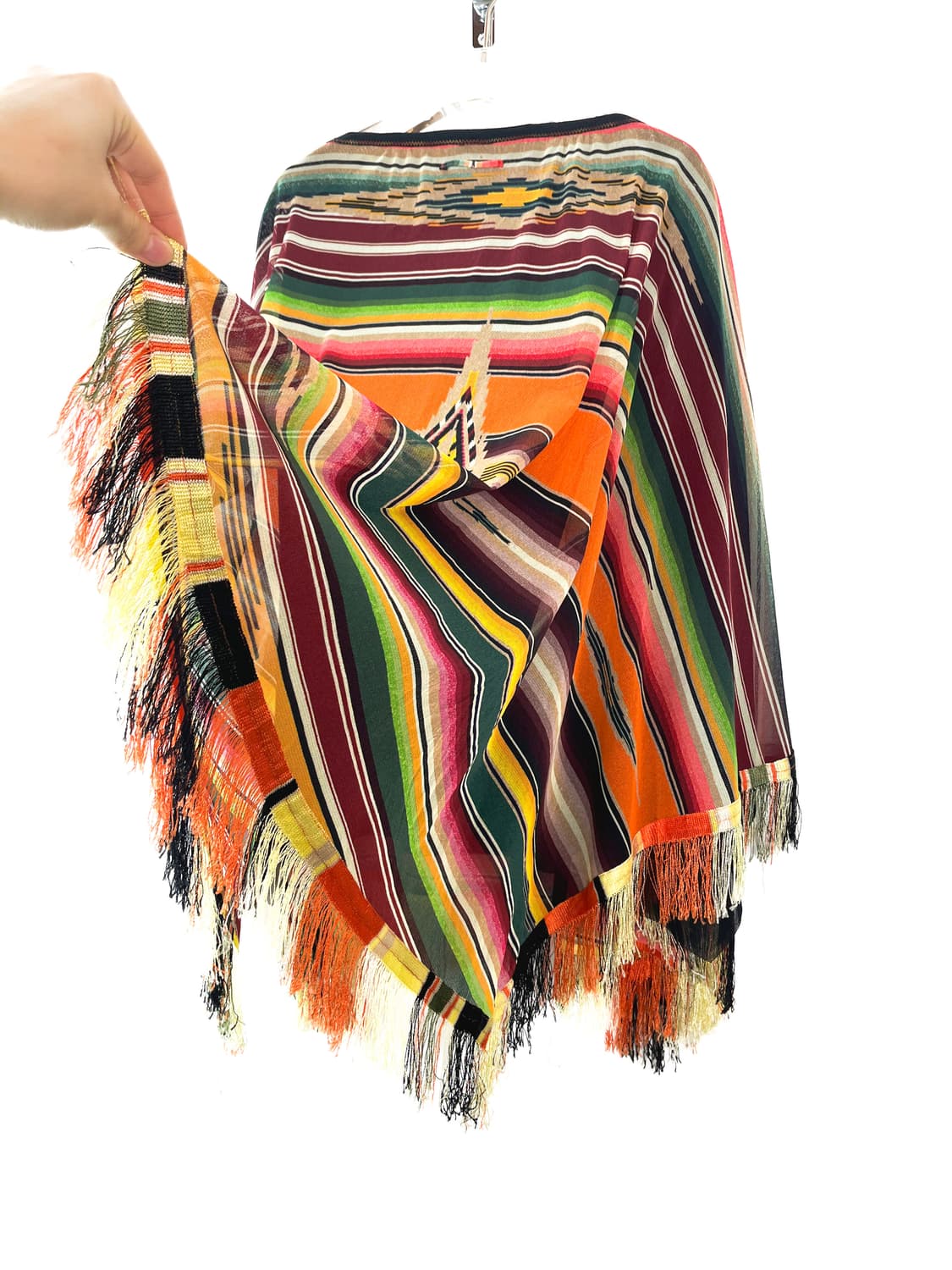 장 폴 고티에 메쉬 프린지 판초 상품이미지7