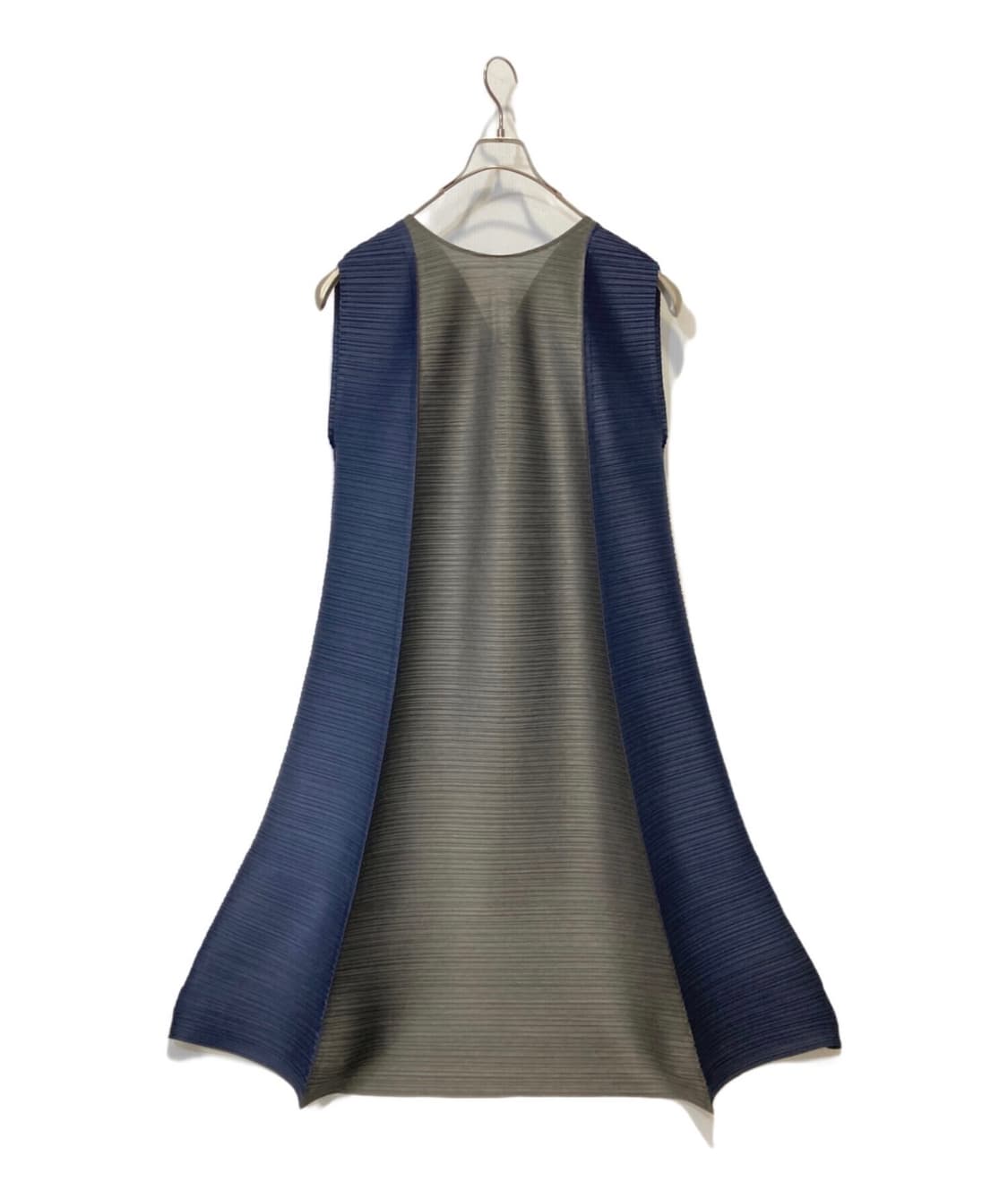 이세이미야케 플리츠플리즈 배색 슬리브리스 원피스(3/Free) 상품이미지3