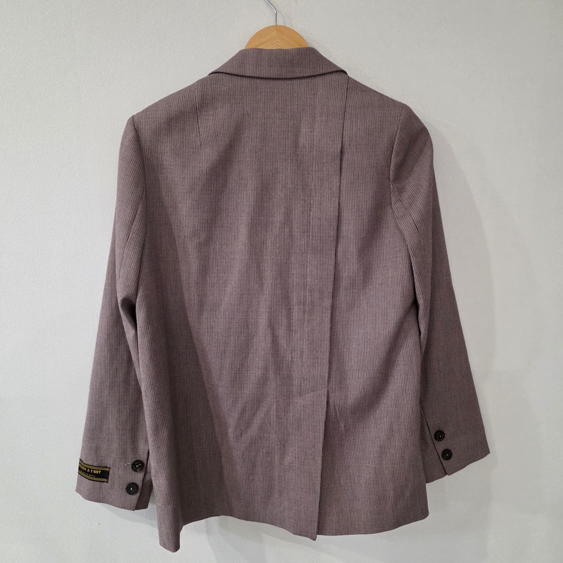 한섬 SJSJ 더블 버튼 체크 자켓 76-90-155 상품이미지7