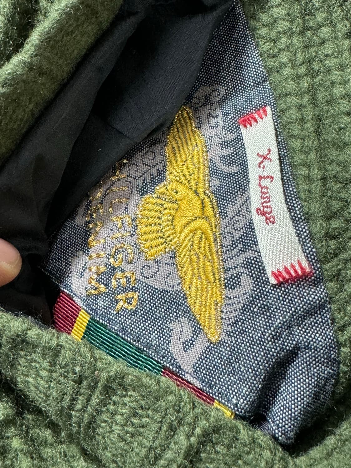 타미 힐피거 리버시블 니트 집업 자켓 상품이미지5