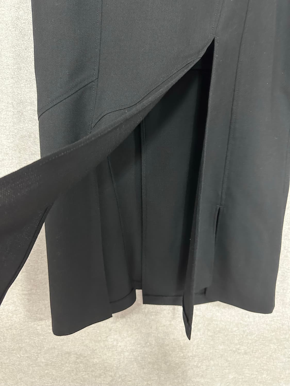 알렉산더맥퀸 트임 언발 롱스커트 상품이미지6