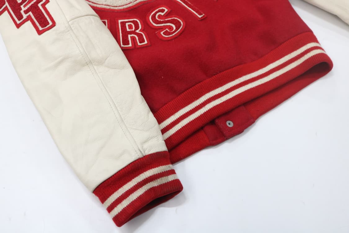 트루릴리전 빈티지 레드&화이트 바시티 자켓 (L) 상품이미지5