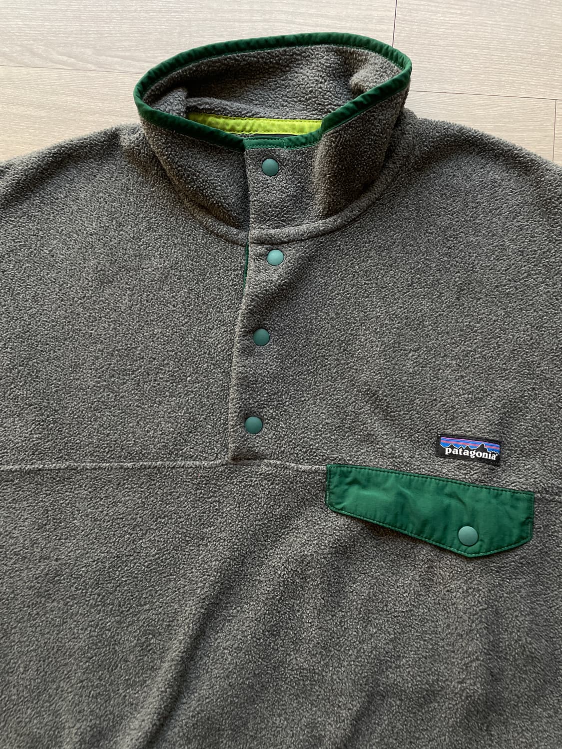 파타고니아 신칠라 니켈 그레이 그린 rare patagonia 빈티지 상품이미지4