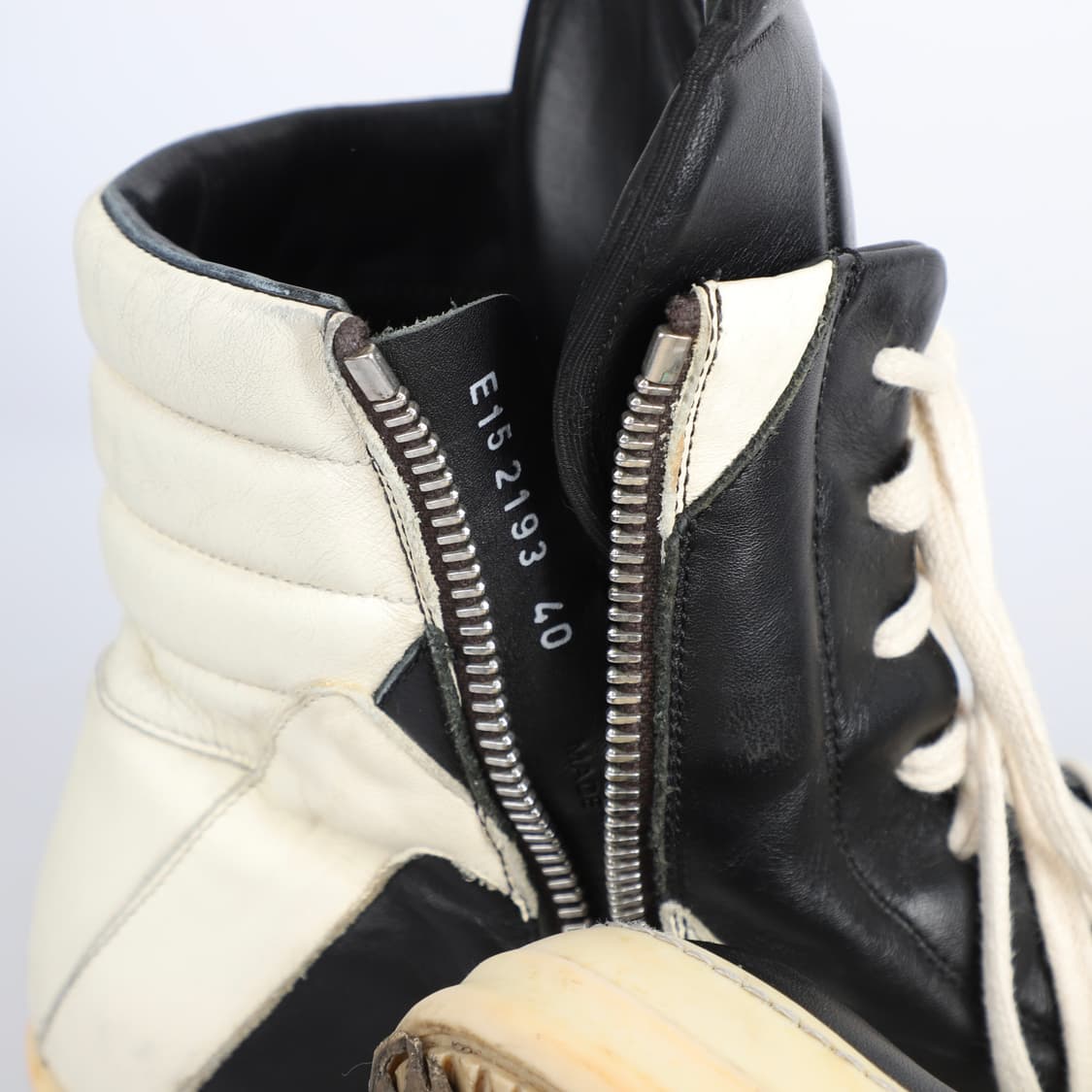 40 / Rick Owens 릭오웬스 지오바스켓 모노크롬 상품이미지7