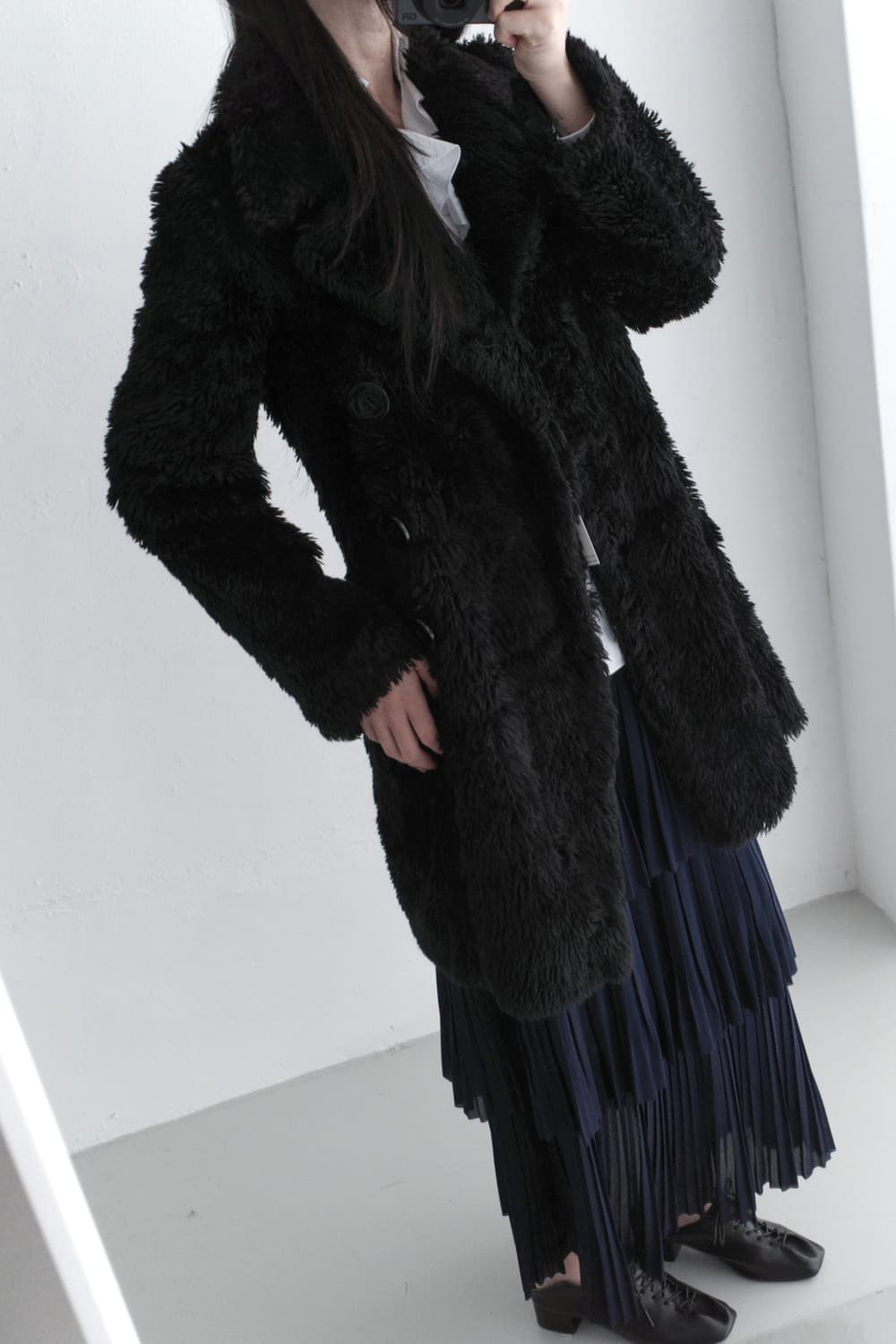 vivayou) fur long coat 상품이미지7
