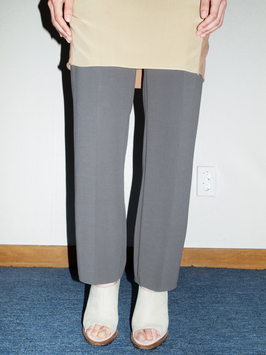 Virgin Wool Slack Pants 상품이미지1