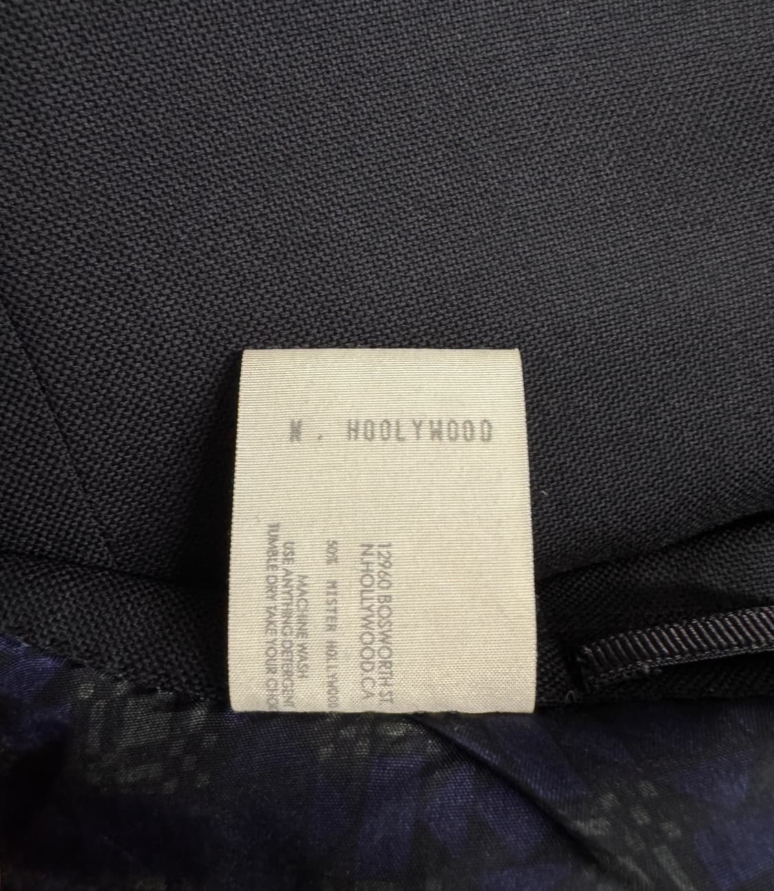 N.HOLLYWOOD 엔할리우드 블랙 투버튼 울 블레이저 자켓 38 상품이미지9
