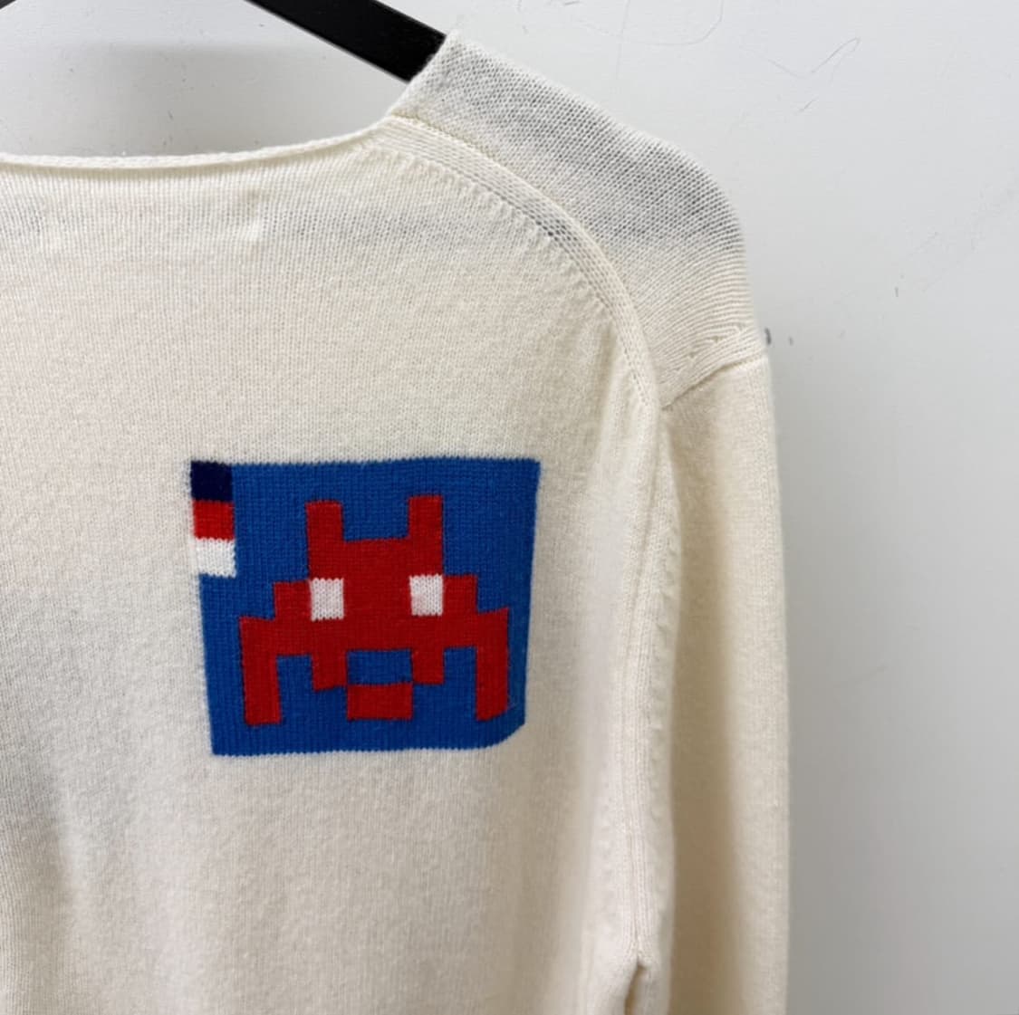 꼼데가르송 셔츠라인 x 인베이더 그래픽 니트 상품이미지5