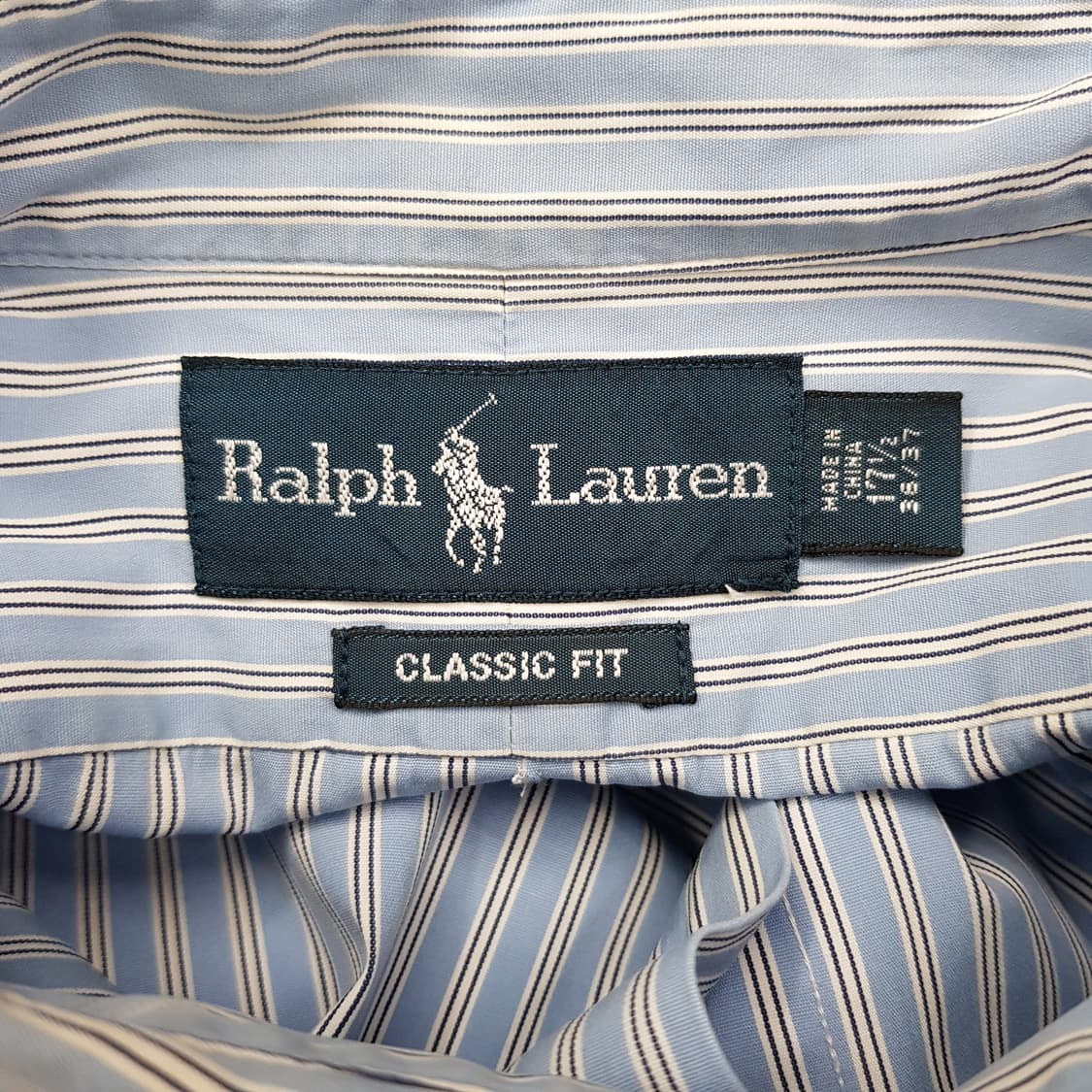 랄프로렌 클래식핏 스트라이프 코튼 셔츠 상품이미지5