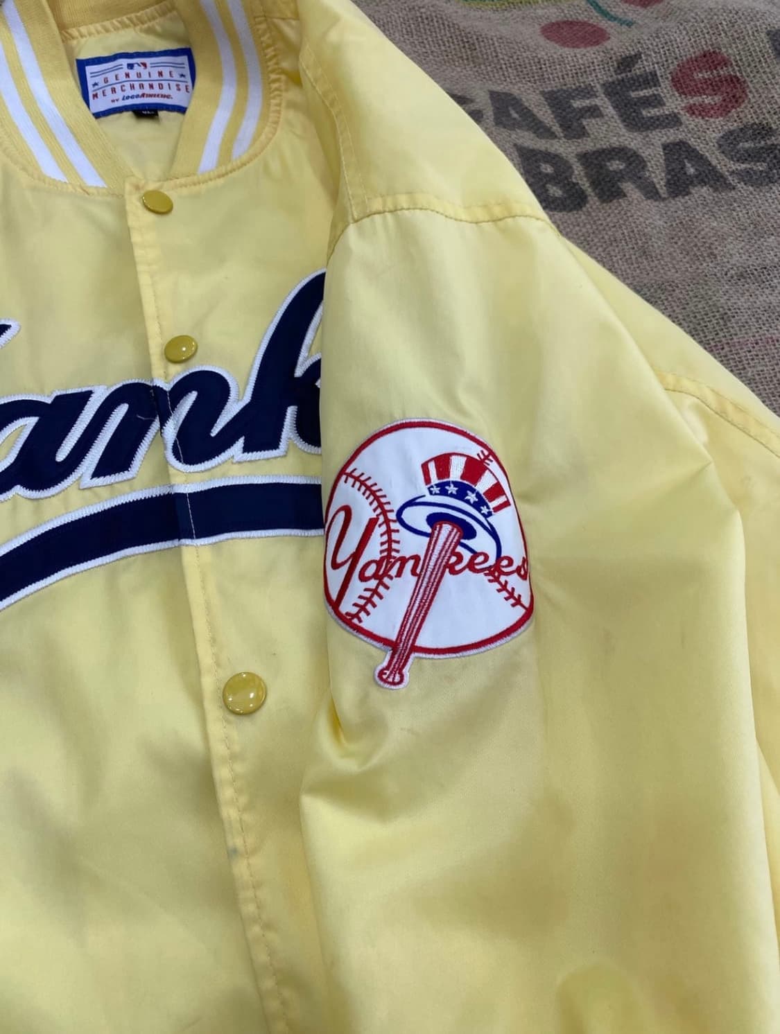 YANKEES 나일론 바시티 자켓 상품이미지5