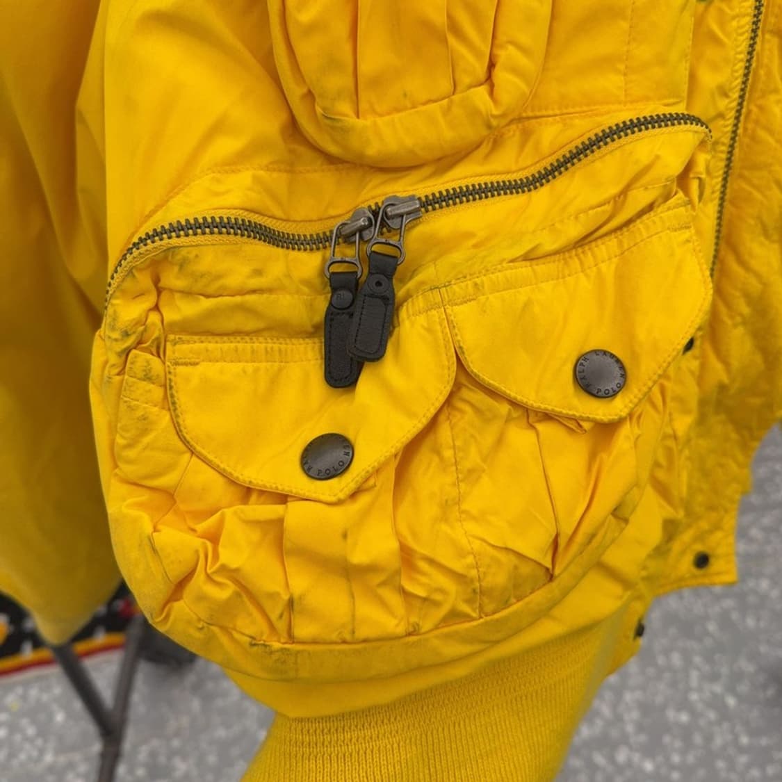 폴로 랄프로렌 빈티지 멀티포켓 워크 다운 패딩 자켓 L C08360 상품이미지8