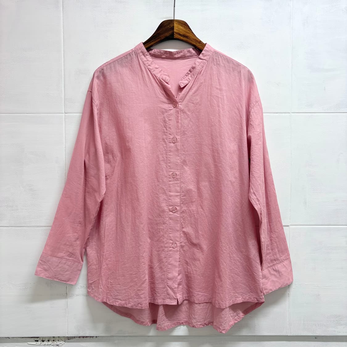 CERVIN 핑크 코튼 쉬미즈 페어리 블라우스 JPN 상품이미지1