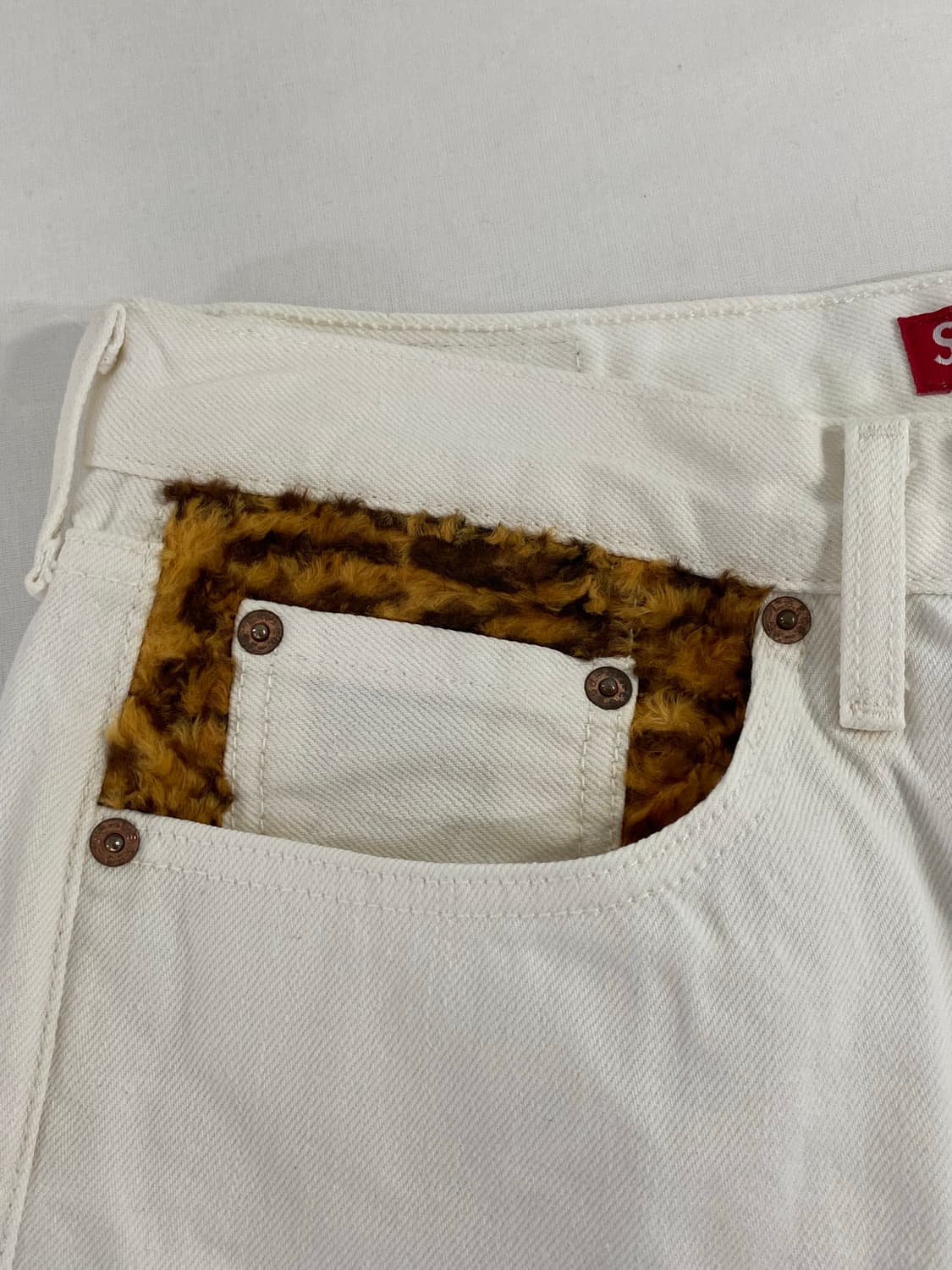 Levi’s x supreme 12fw 슈프림 리바이스 화이트데님 상품이미지7