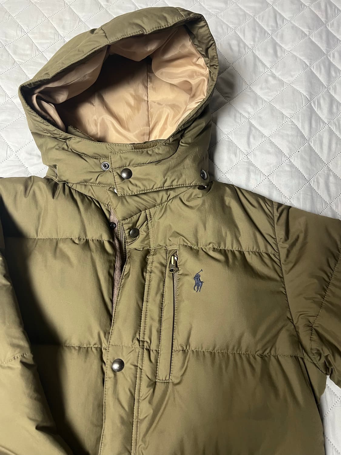 폴로 카키 브라운 패딩 상품이미지1