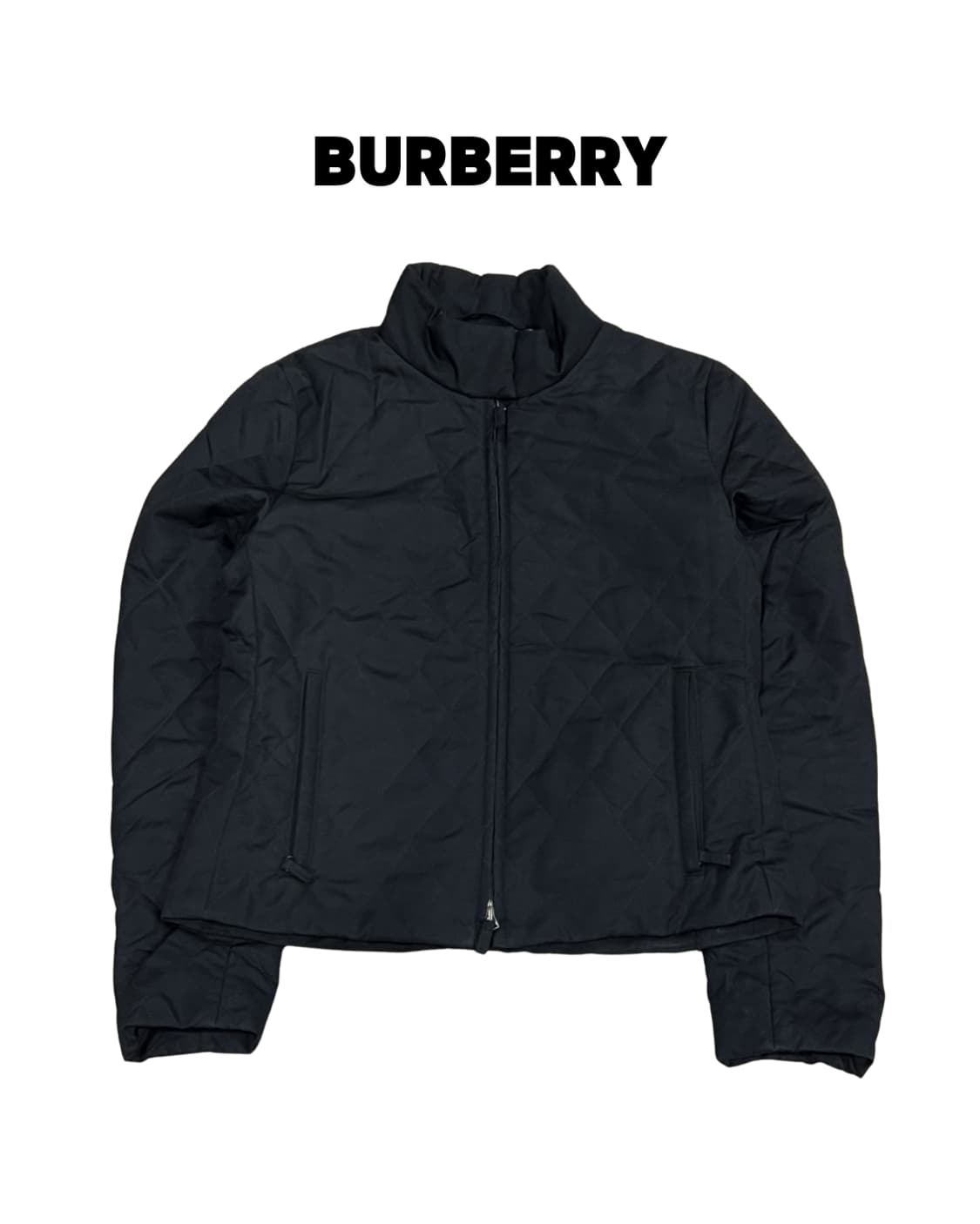 버버리 우먼스 빈티지 퀄팅 자켓 블랙 상품이미지1