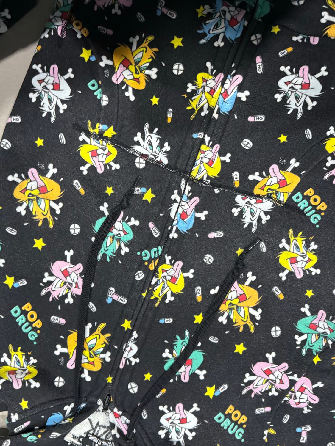 히스테릭 글래머xKozik pop drug 후드 집업 자켓 상품이미지3