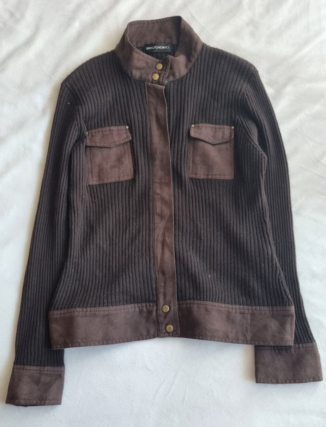 빈티지 y2k 00s 브라운 니트 상품이미지1