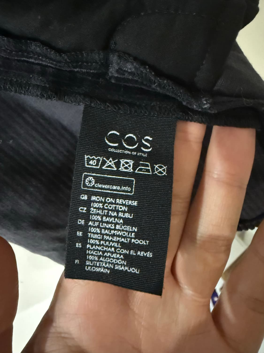 코스 코듀로이 셔츠 상품이미지10