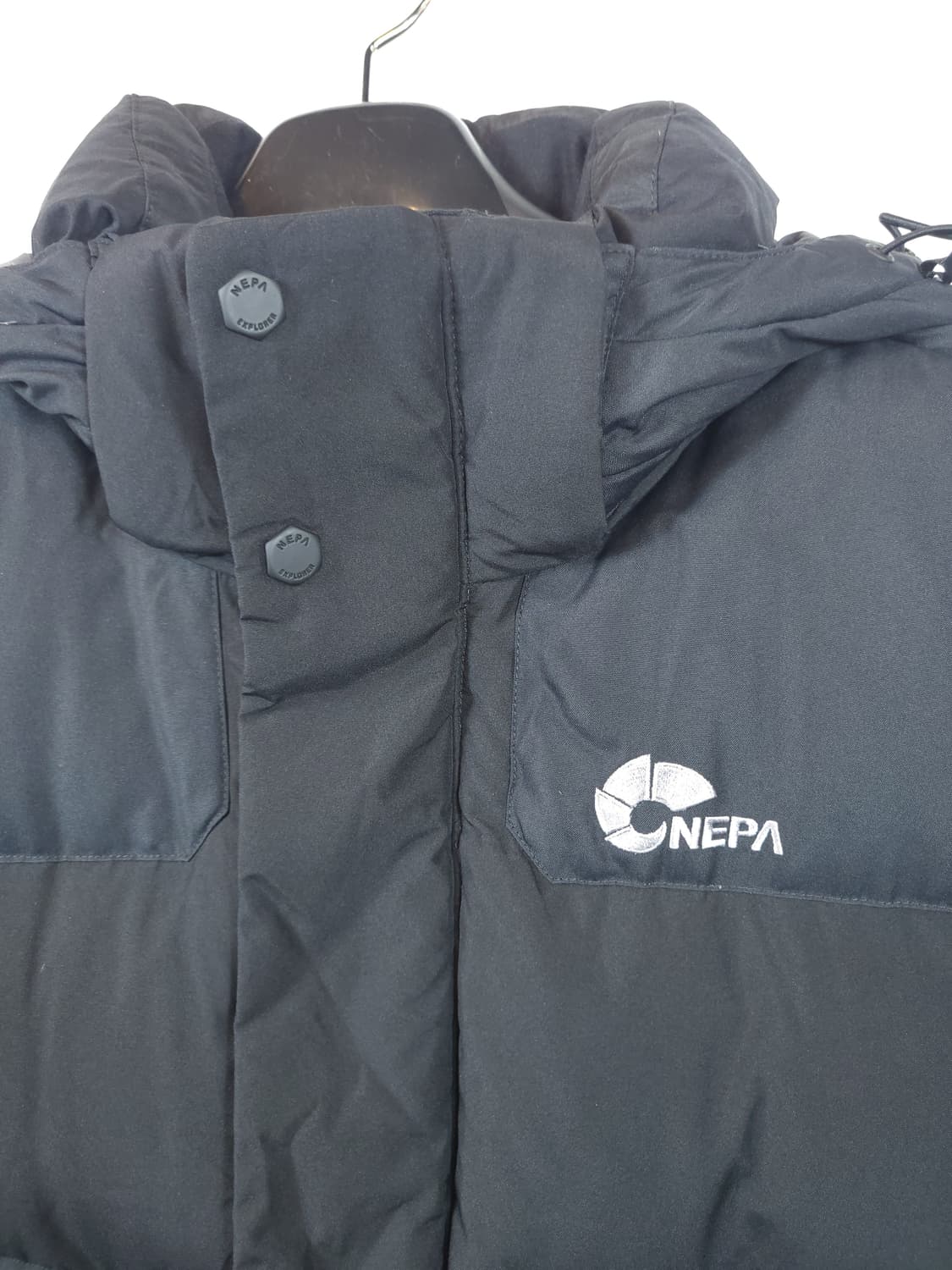 네파 기능성 구스롱패딩 100 L  블랙 새제품급 상품이미지4