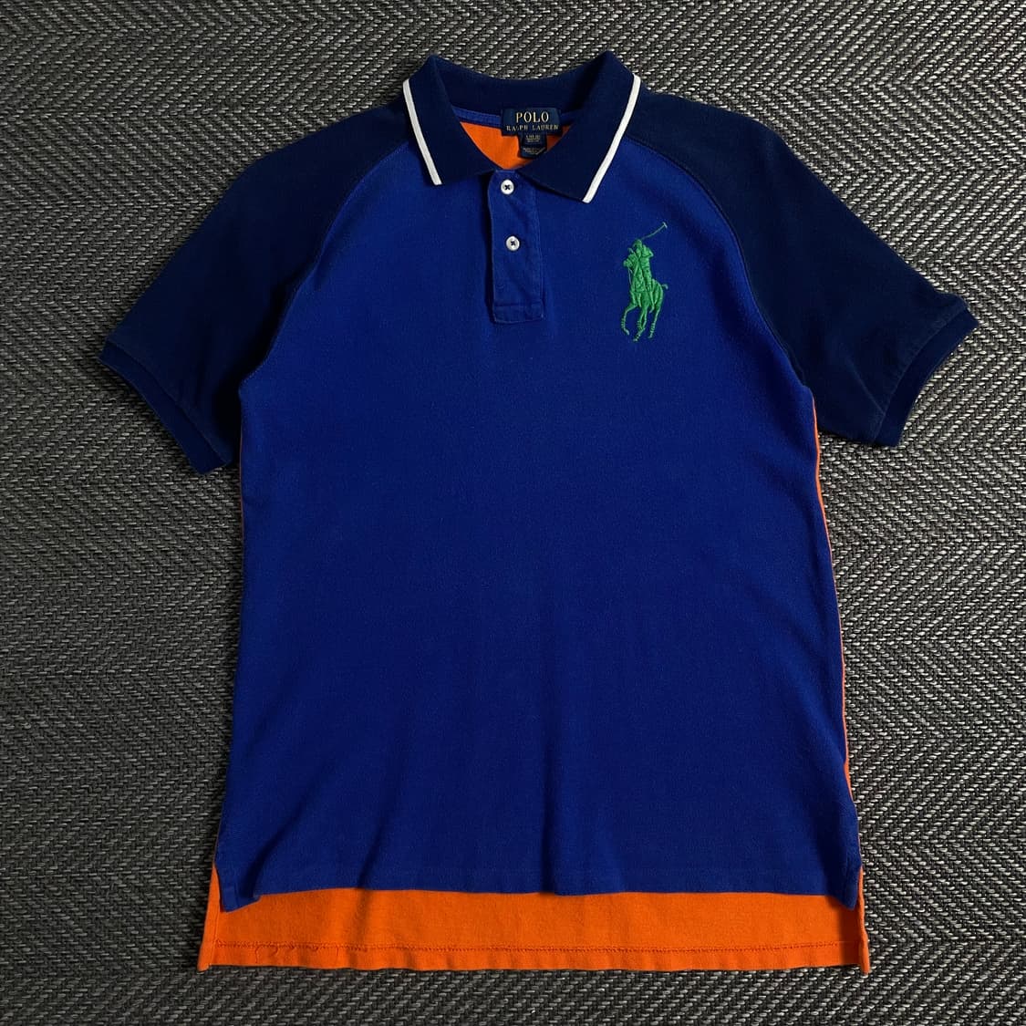 폴로 랄프로렌 컬러블럭 빅포니 피케이 티셔츠 o 3856 상품이미지3