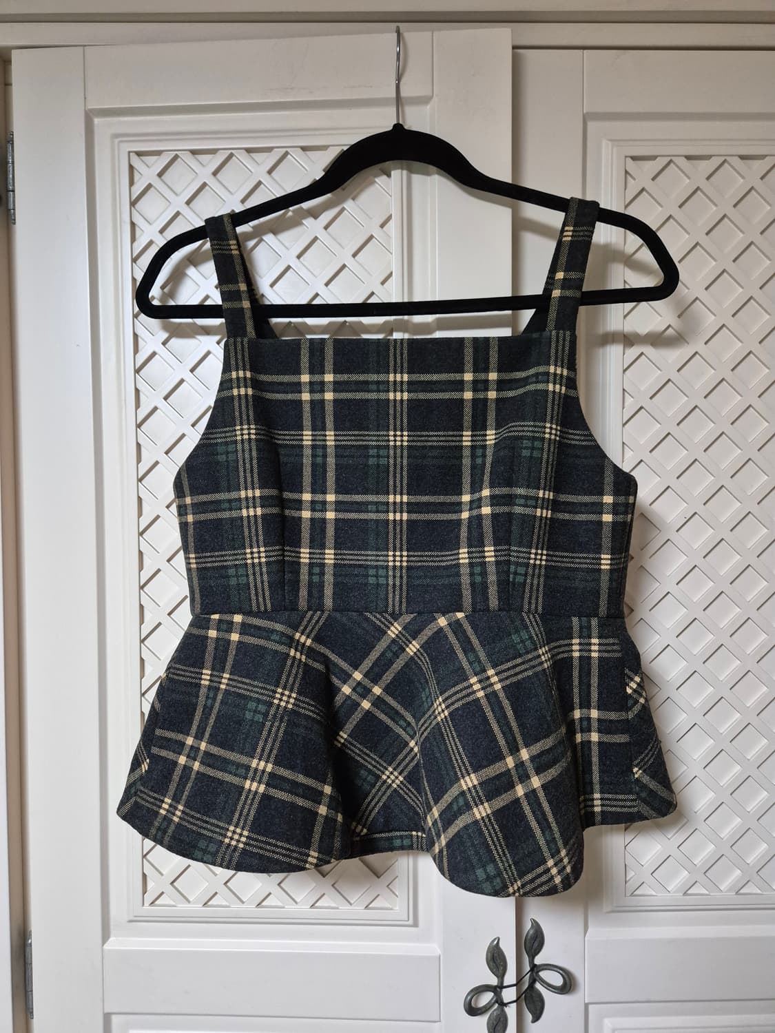 지컷 체크 뷔스티에 상품이미지2