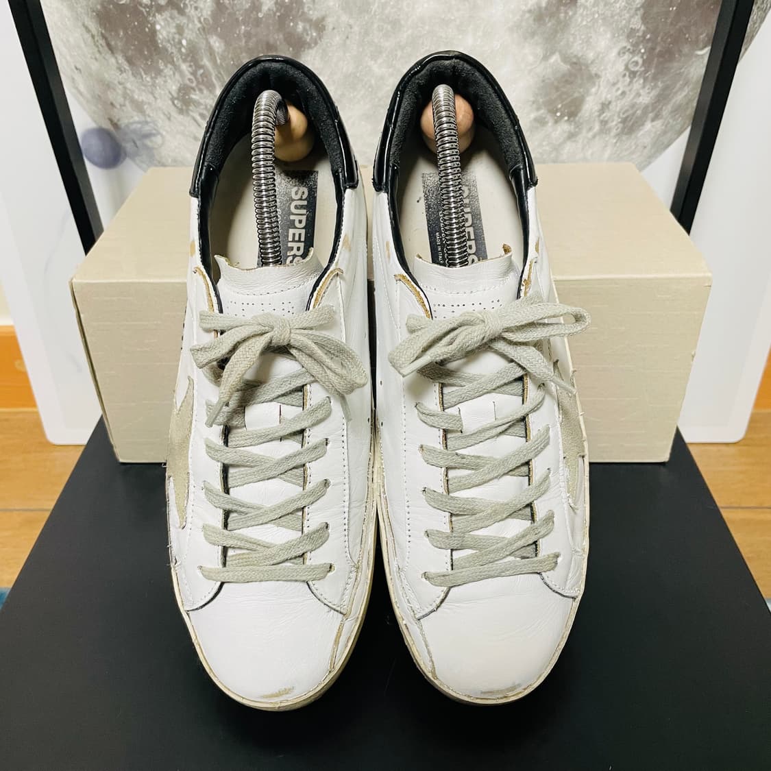 정품 41) 골든구스 블랙탭 스니커즈 265~270 상품이미지3