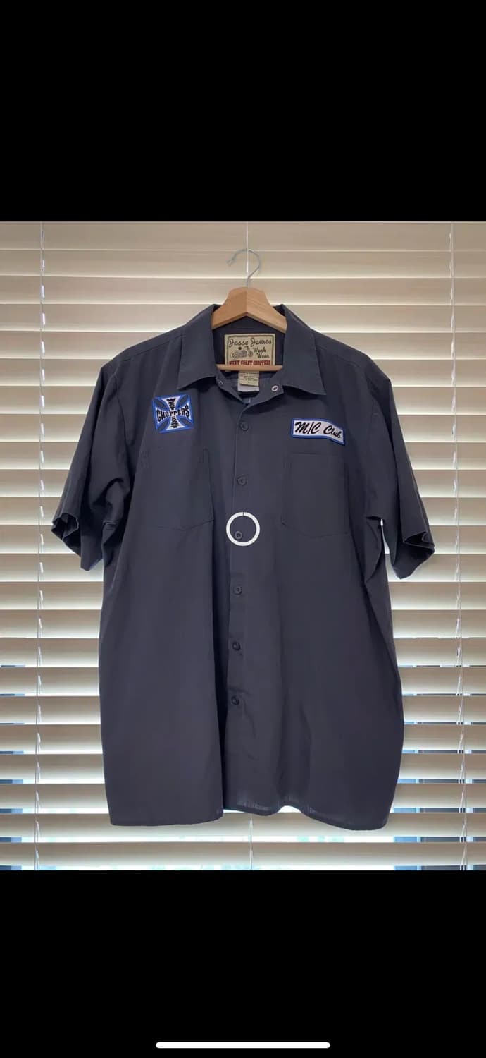 90s웨스트코스트차퍼스 반팔워크셔츠 상품이미지1