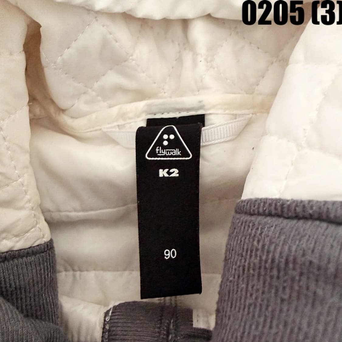 [90] K2 여성 화이트 퀼팅 후드 롱 패딩 점퍼 0205(3) 상품이미지3