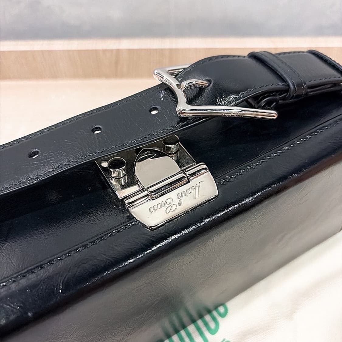 (정품/새상품) 마크 크로스 여성 블랙 그레이스 룽고 박스백 숄더백 상품이미지2