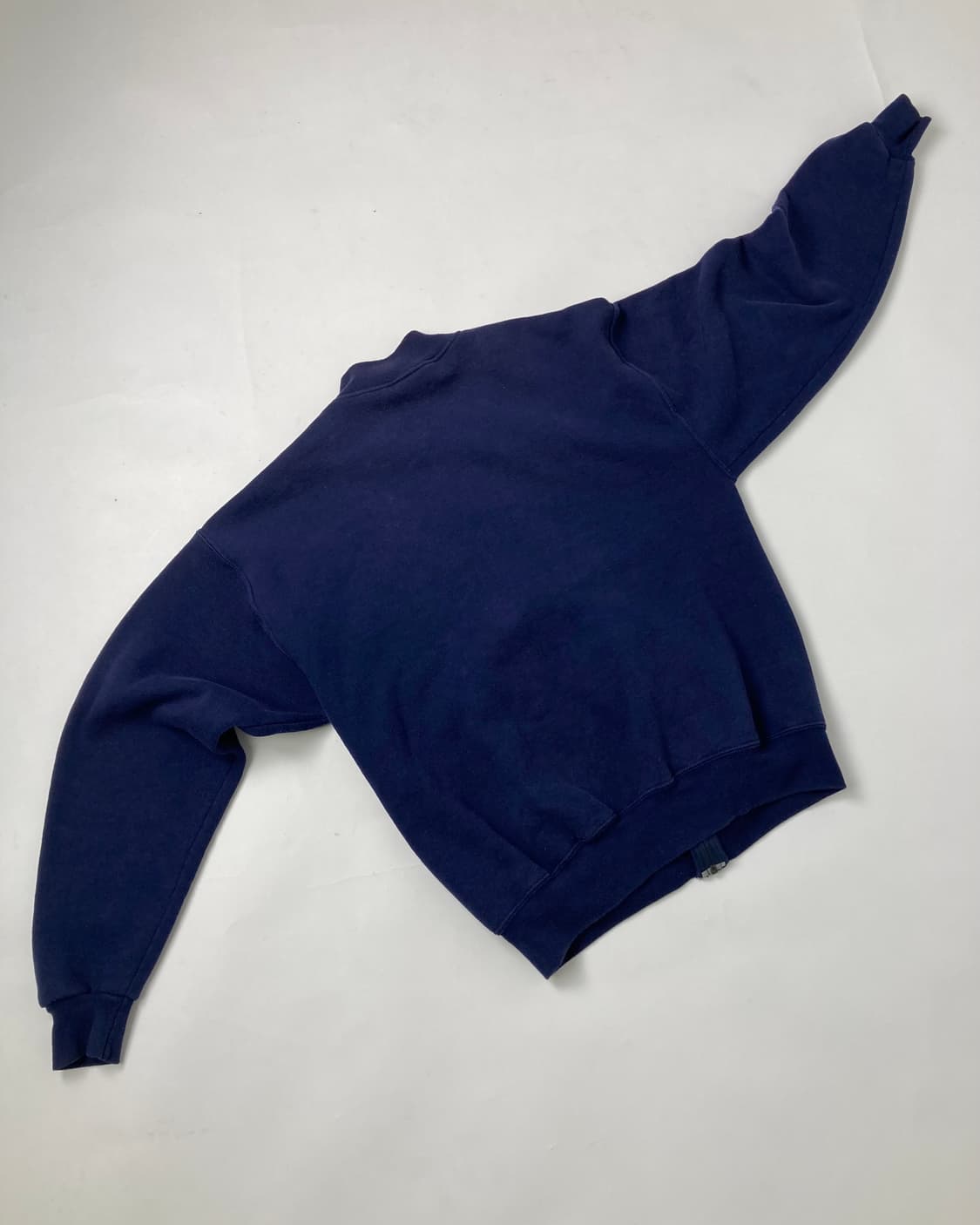 90s Russell Zip Up Sweatshirt (navy) 상품이미지2