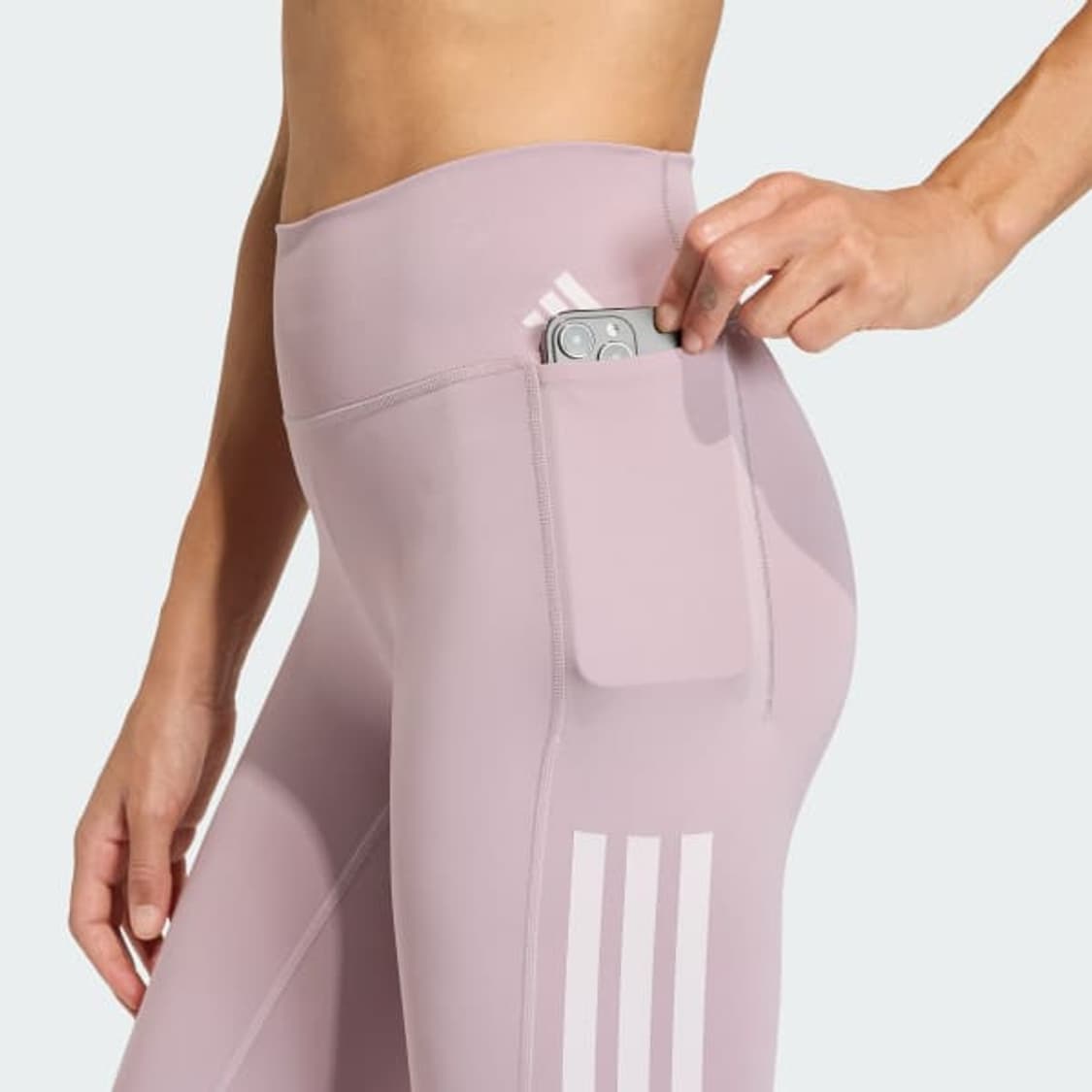 새상품)아디다스 옵티메 워크아웃 포켓레깅스 핑크 상품이미지1