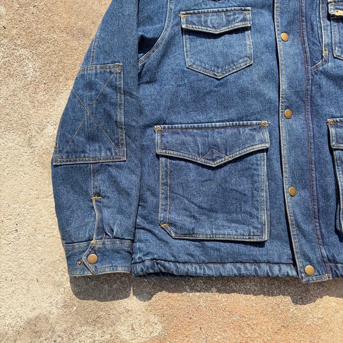 랭글러 빈티지 쉐르파 워크 데님자켓 L 상품이미지3