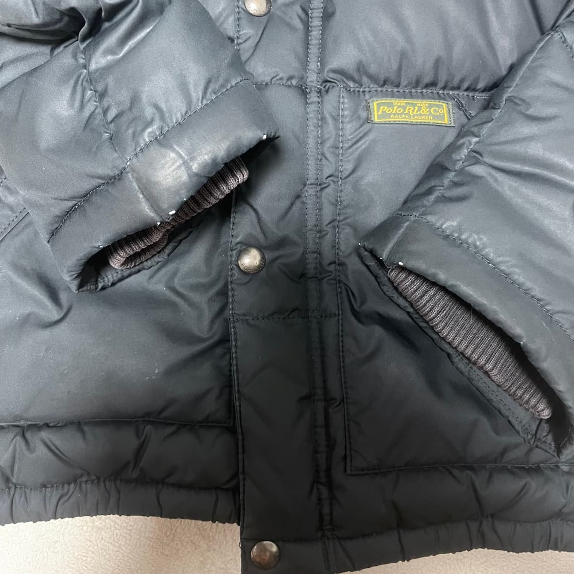 폴로 랄프로렌 블랙 숏 패딩 상품이미지5