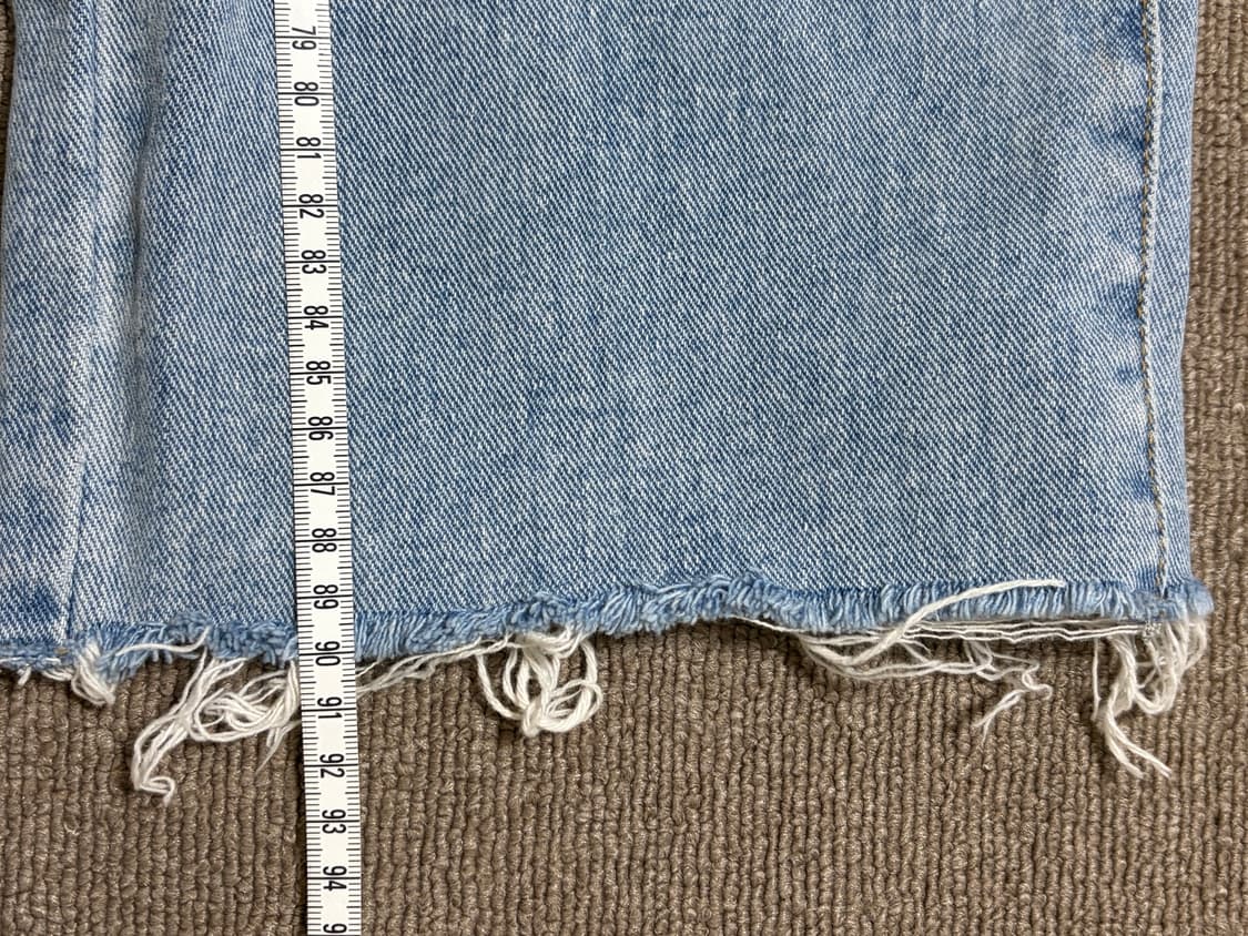 언발 2컬러 데님 팬츠 상품이미지4