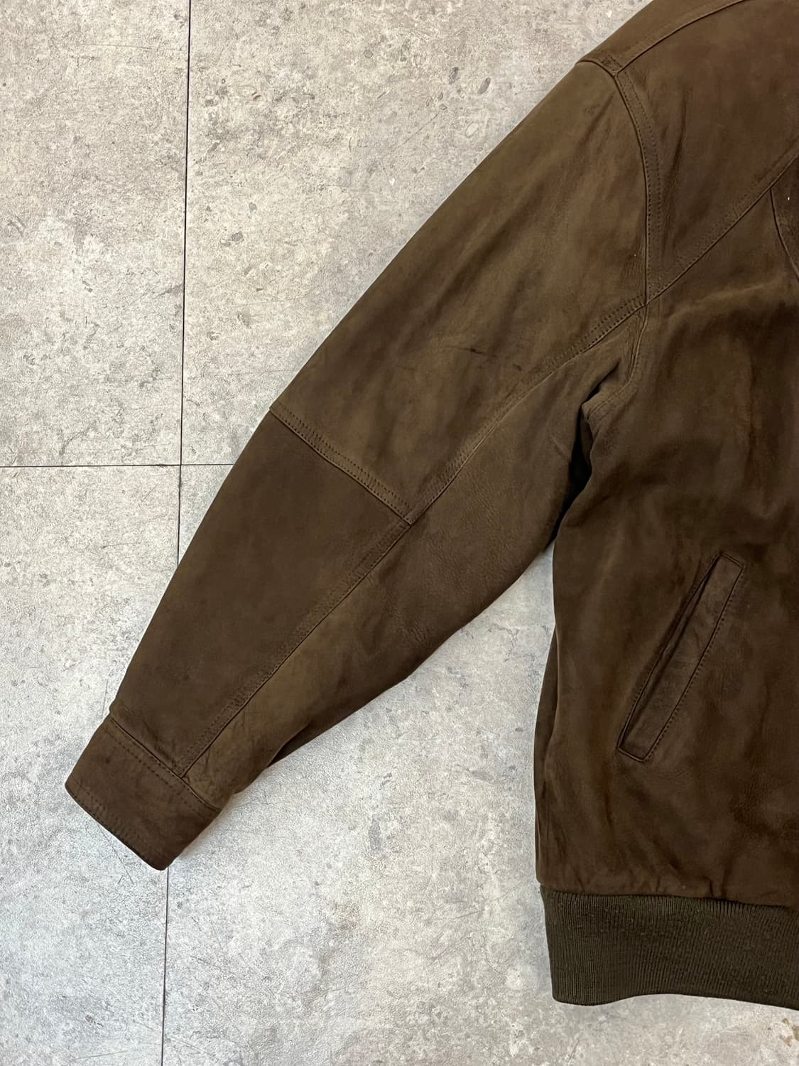 버튼 레더 자켓 브라운  #csz1888 상품이미지6