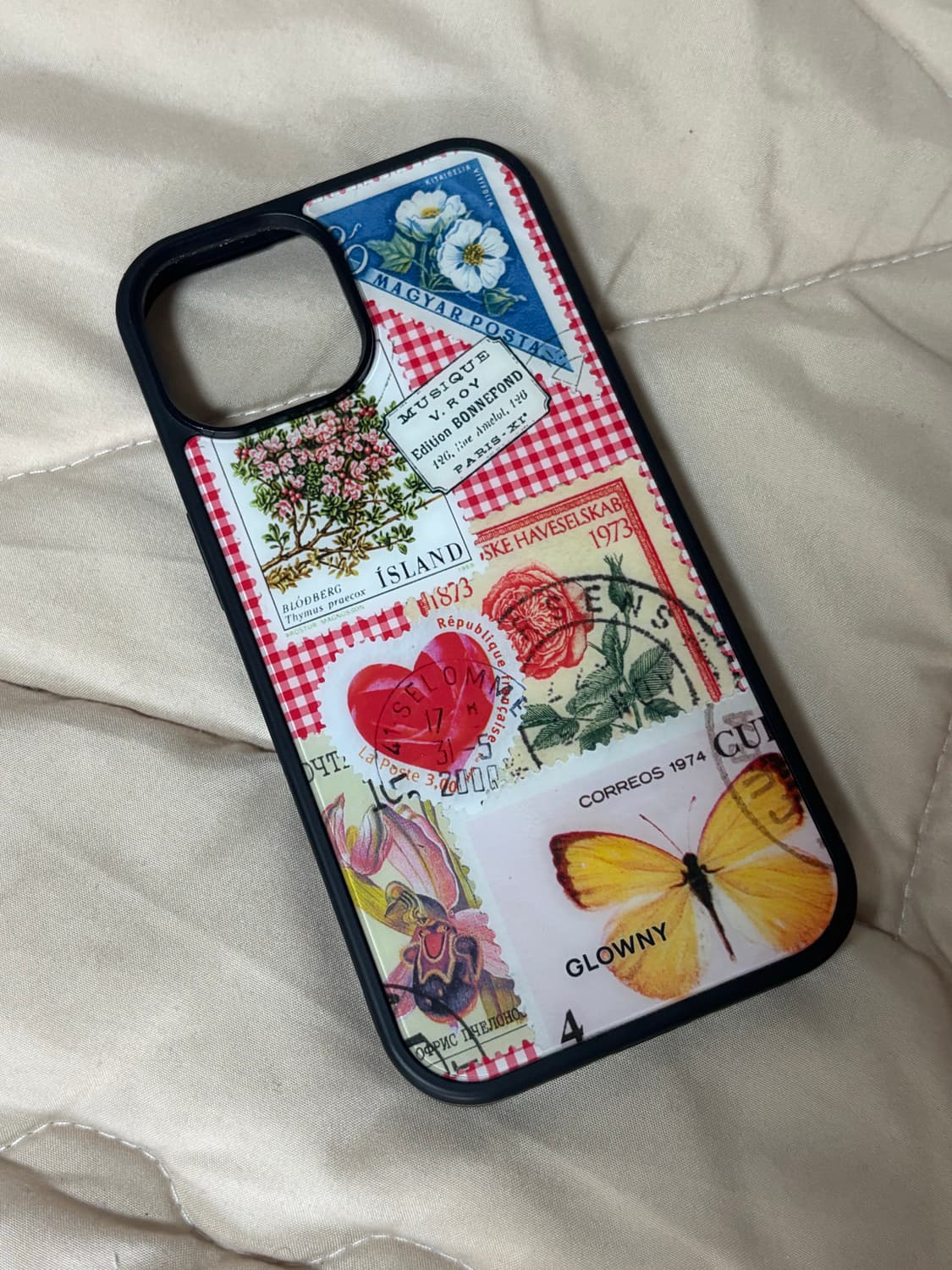 글로니 vintage stamp phonecase iphone15 상품이미지1