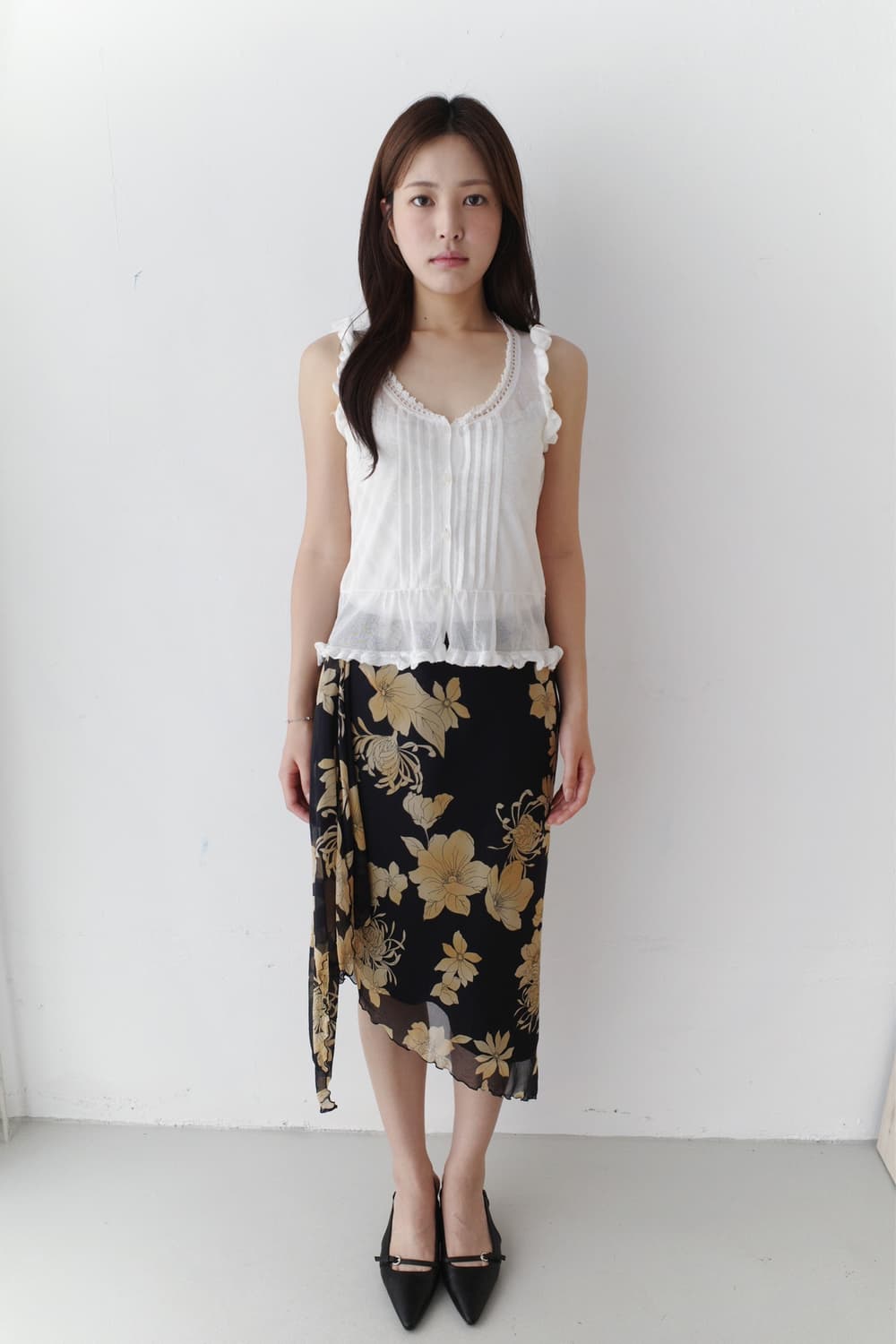 flower frill skirt 상품이미지4