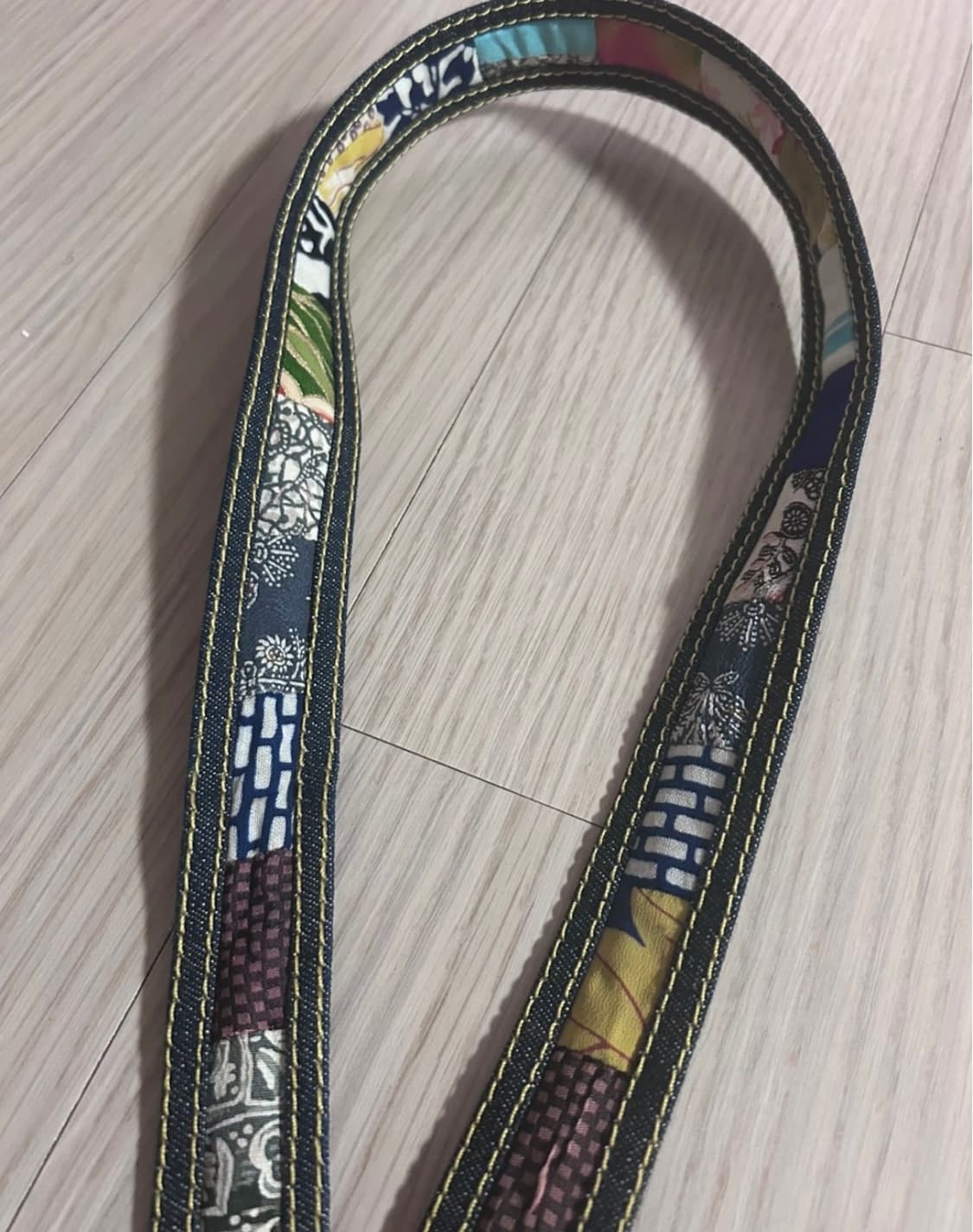 패치워크 벨트 빈티지 데님벨트 빈티지벨트 상품이미지4