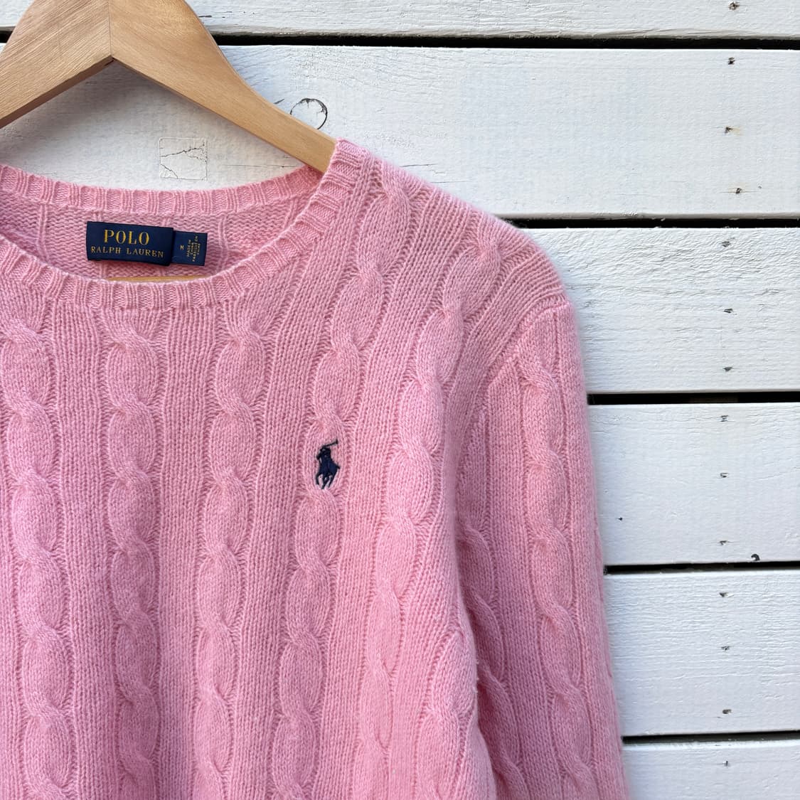 Polo 폴로 울 캐시미어 케이블 꽈배기 니트 상품이미지4
