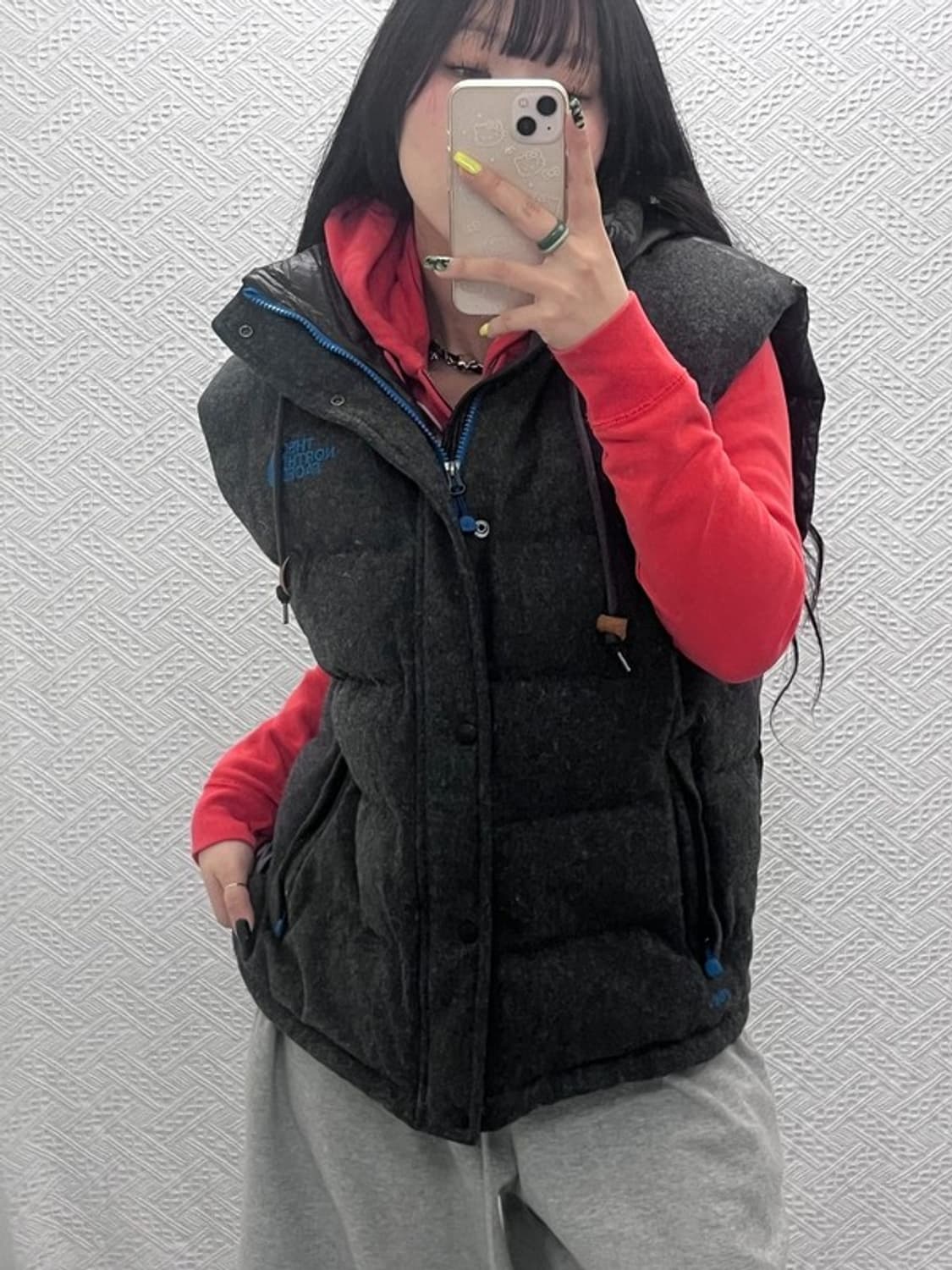 노스페이스 눕시 올드스쿨 구스다운 패딩 조끼 105 C07539 상품이미지1