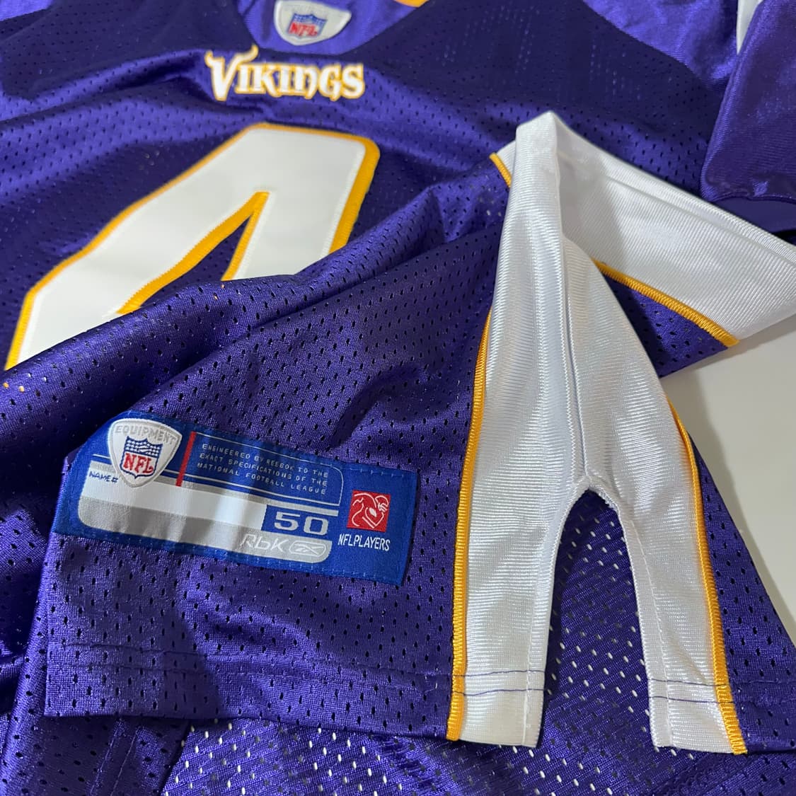 50 M 리복 오버핏 NFL 레전드 브렛파브리 럭비져지 상품이미지3