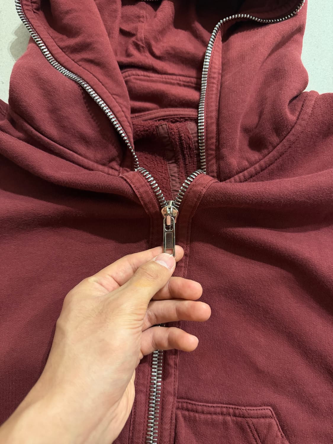 릭오웬스 다크쉐도우 김프 후드집업 상품이미지5