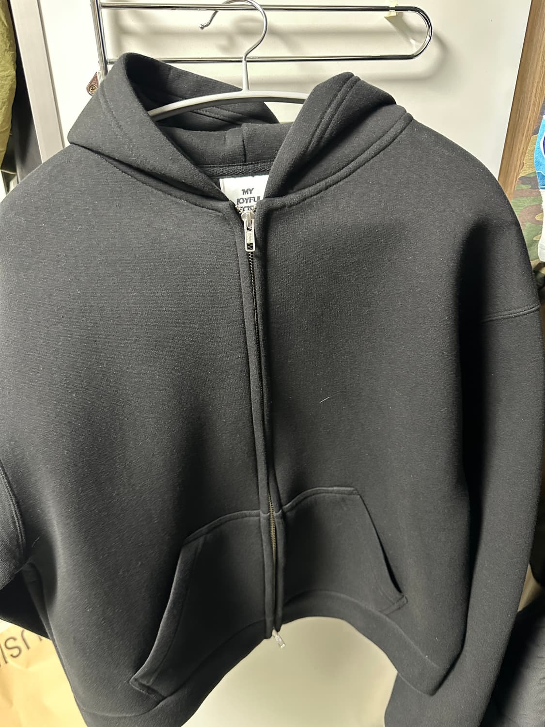 MJDxKOIN SEOUL 후드집업 블랙 상품이미지4