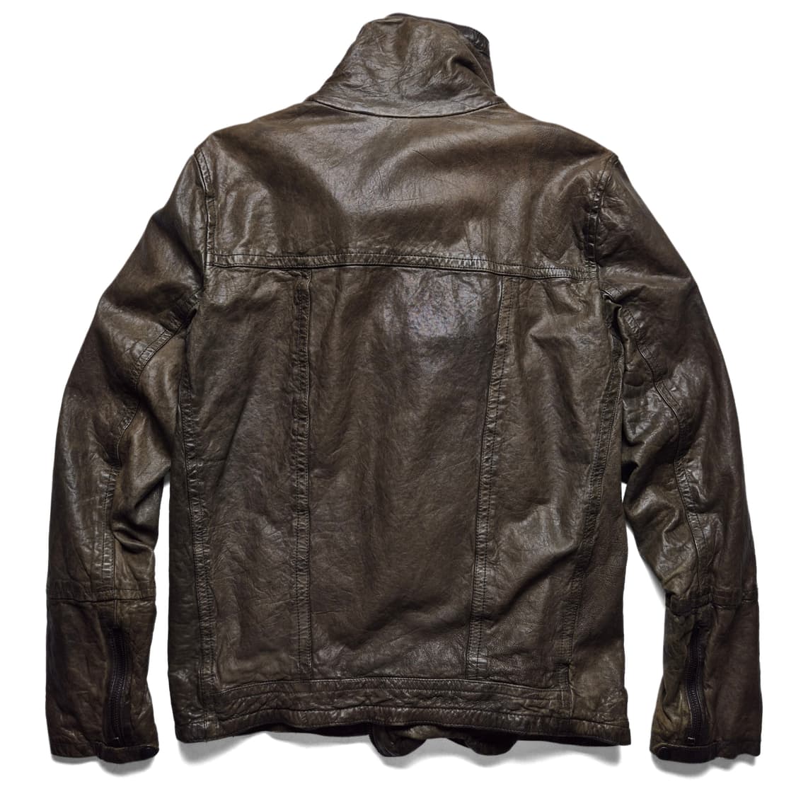 [M] 올세인츠 하이넥 리얼레더자켓 상품이미지6