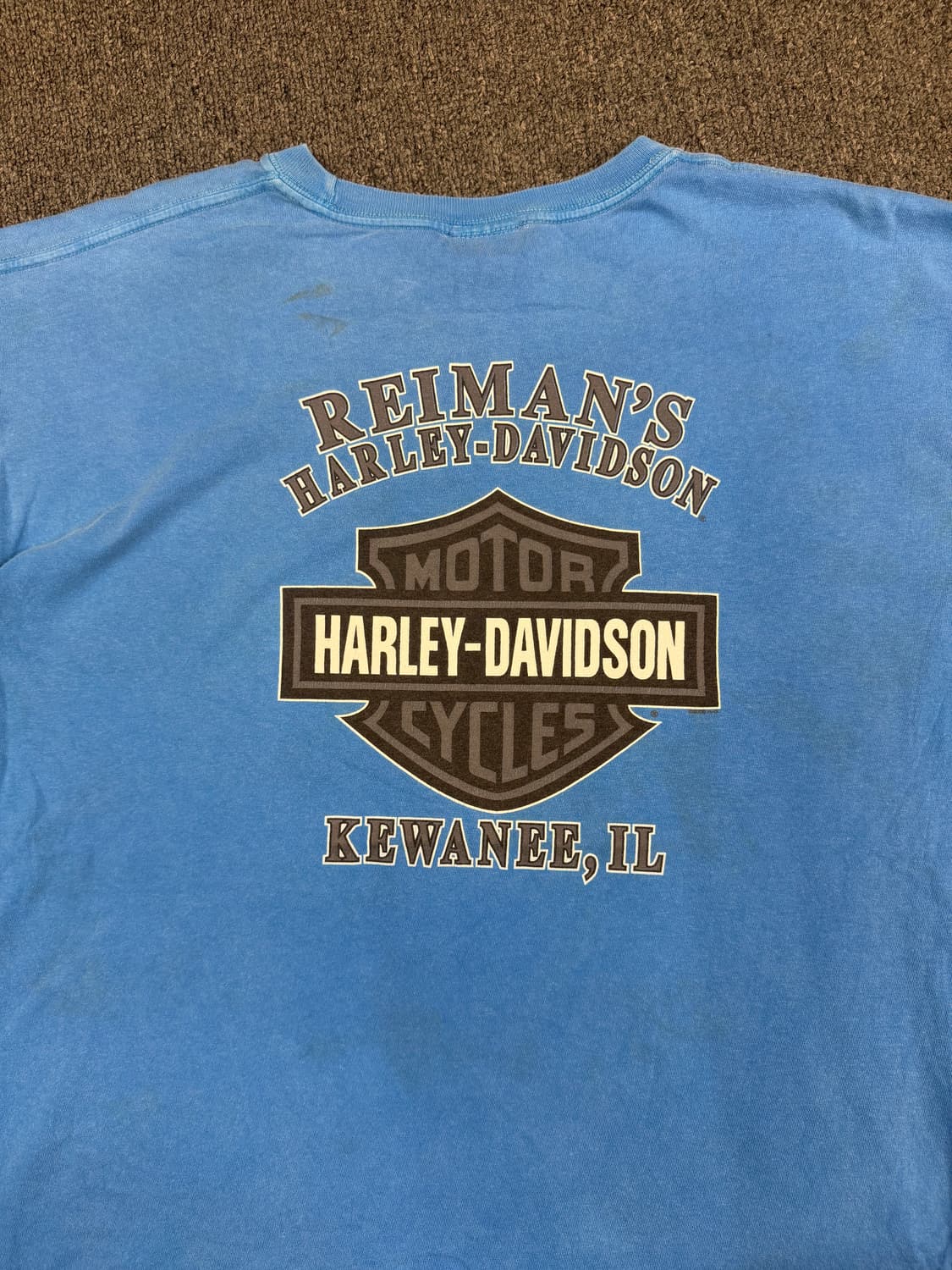 L) 할리데이비슨 빈티지 프린팅 반팔 티셔츠 상품이미지7